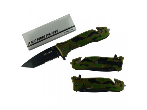 Falcon 8" Spring Assisted Pocket Knife KS4264-6
